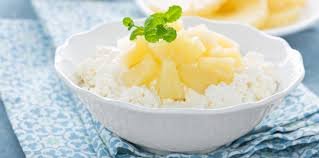 Cottage Cheese with Pineapple or Cucumber 