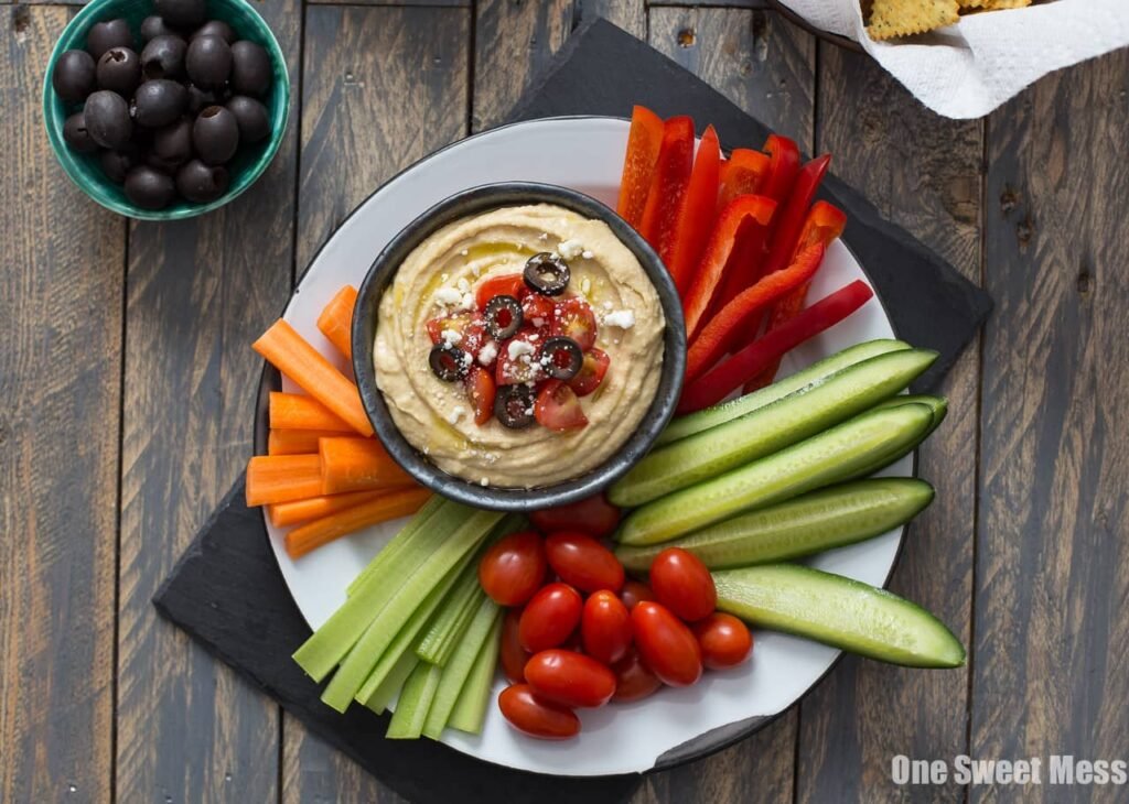 Hummus and Veggie Sticks