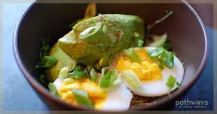  Hard-Boiled Egg + Half an Avocado + Sea Salt