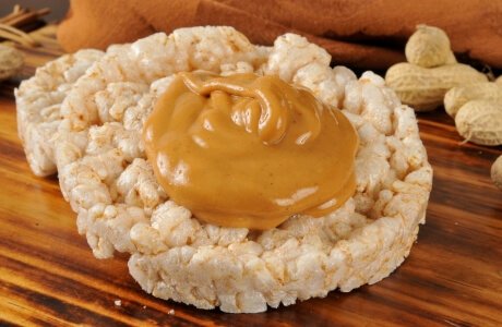 Peanut Butter Rice Cakes