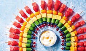 Rainbow Fruit Skewers
