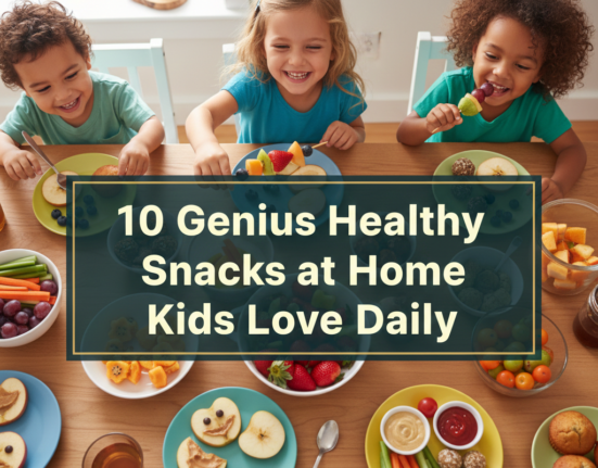 10 Genius Healthy Snacks at Home Kids Love Daily