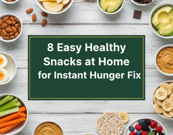 8 Easy Healthy Snacks at Home for Instant Hunger Fix