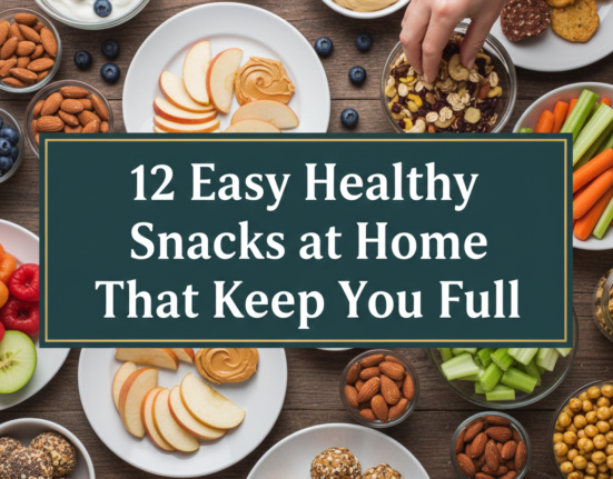 12 Easy Healthy Snacks at Home That Keep You Full