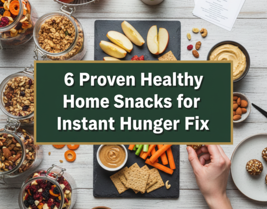 6 Proven Healthy Home Snacks for Instant Hunger Fix