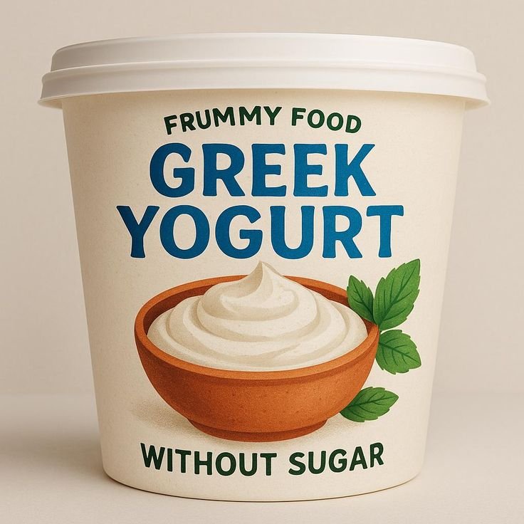 greek yogurt straight from the tub