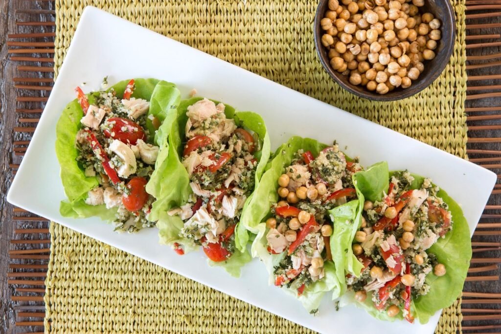 tuna salad lettuce wraps